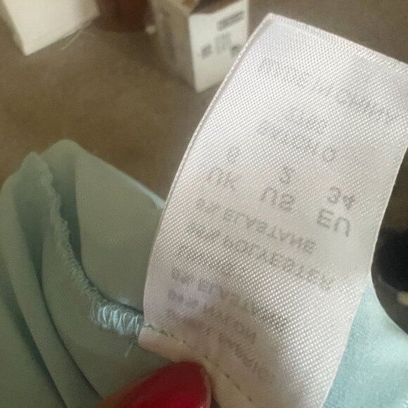 Oh Polly Baby Blue Corset Mini Dress Size 2 - Picture 7 of 10